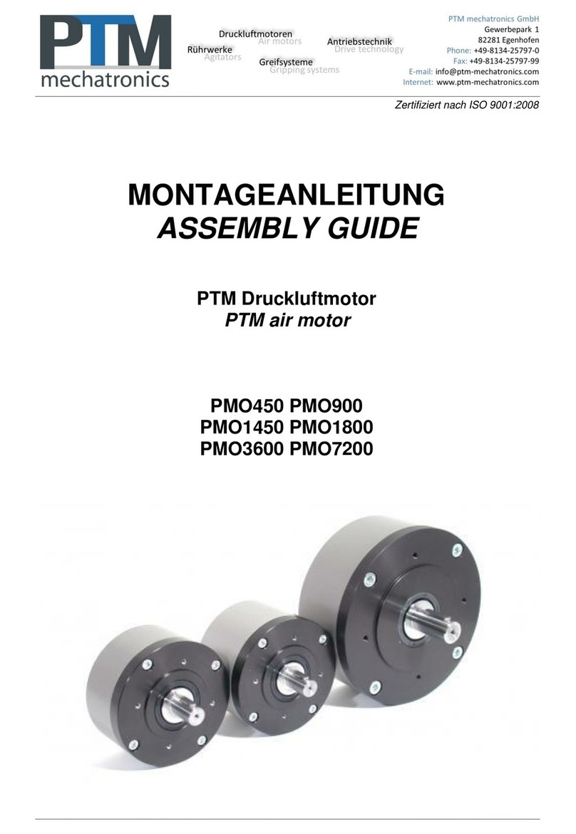 PTM PMO450 Manuel utilisateur