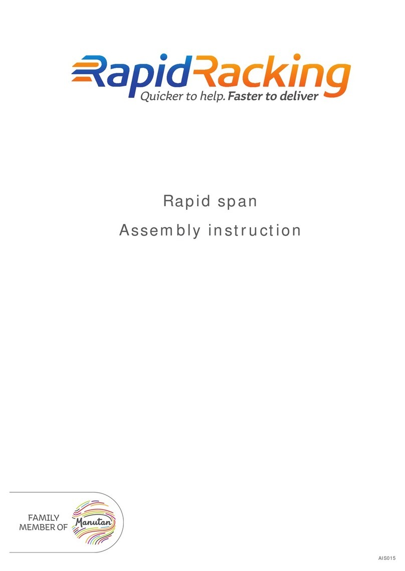 Rapid Racking Rapid span Manuel utilisateur Rapid Racking Rapid span Manuel utilisateur