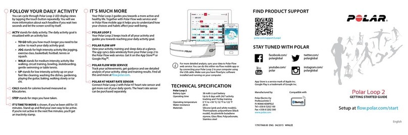 Polar Electro Loop 2 Manuel utilisateur