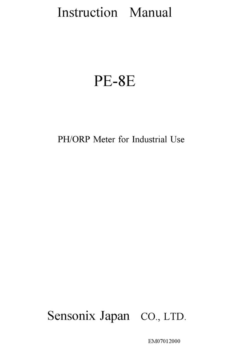 Sensonix PE-8E Manuel utilisateur