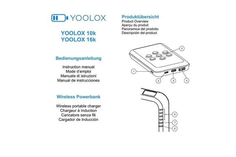YOOLOX 10k Manuel utilisateur