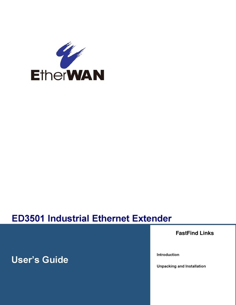 EtherWAN ED3501 Manuel utilisateur