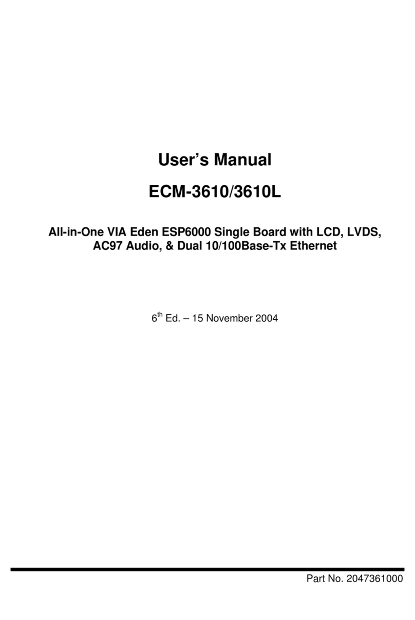 Evalue Technology ECM-3610 Manuel utilisateur Evalue Technology ECM-3610 Manuel utilisateur
