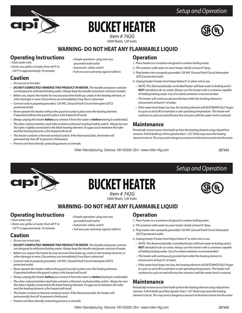 Miller API 742G Instruction manuelle