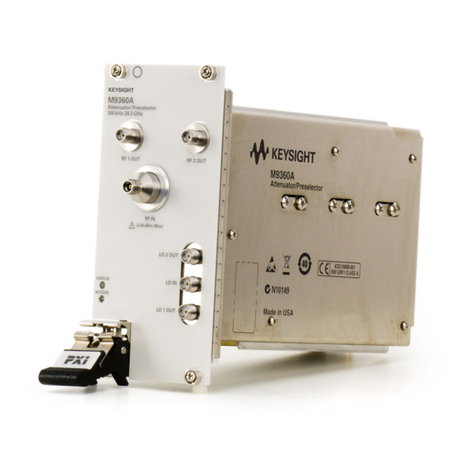 Keysight M9360A Manuel utilisateur