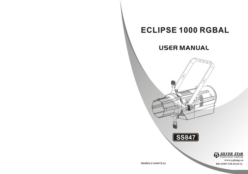 SilverStar ECLIPSE 1000 RGBAL Manuel utilisateur
