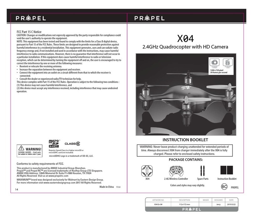 Propel Trampolines X04 Manuel utilisateur