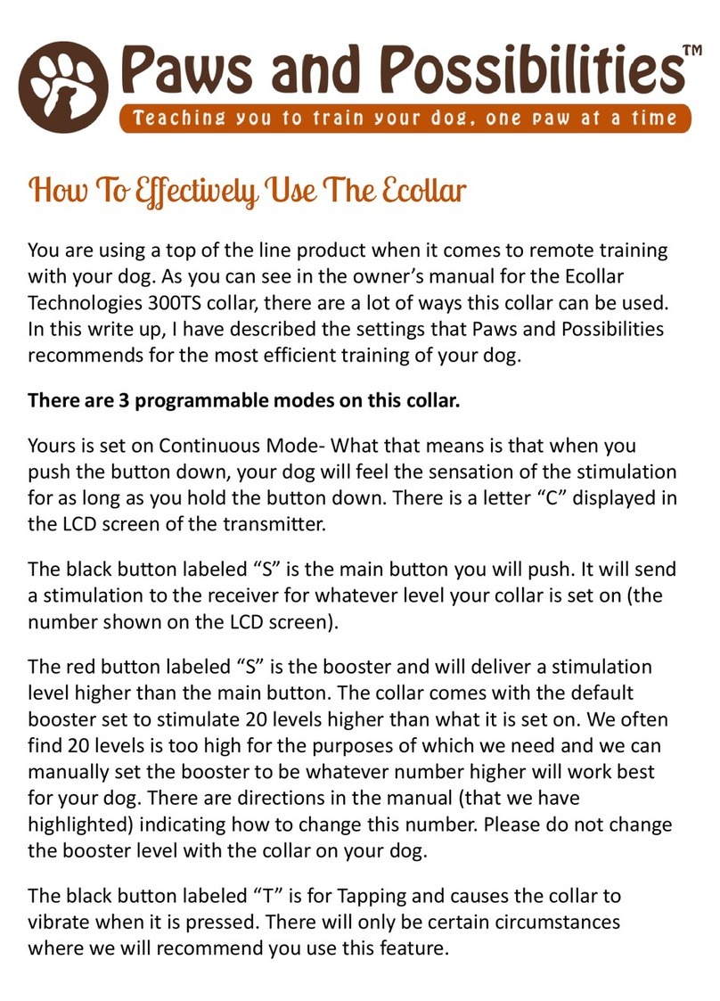 E-Collar Technologies 300TS Manuel utilisateur