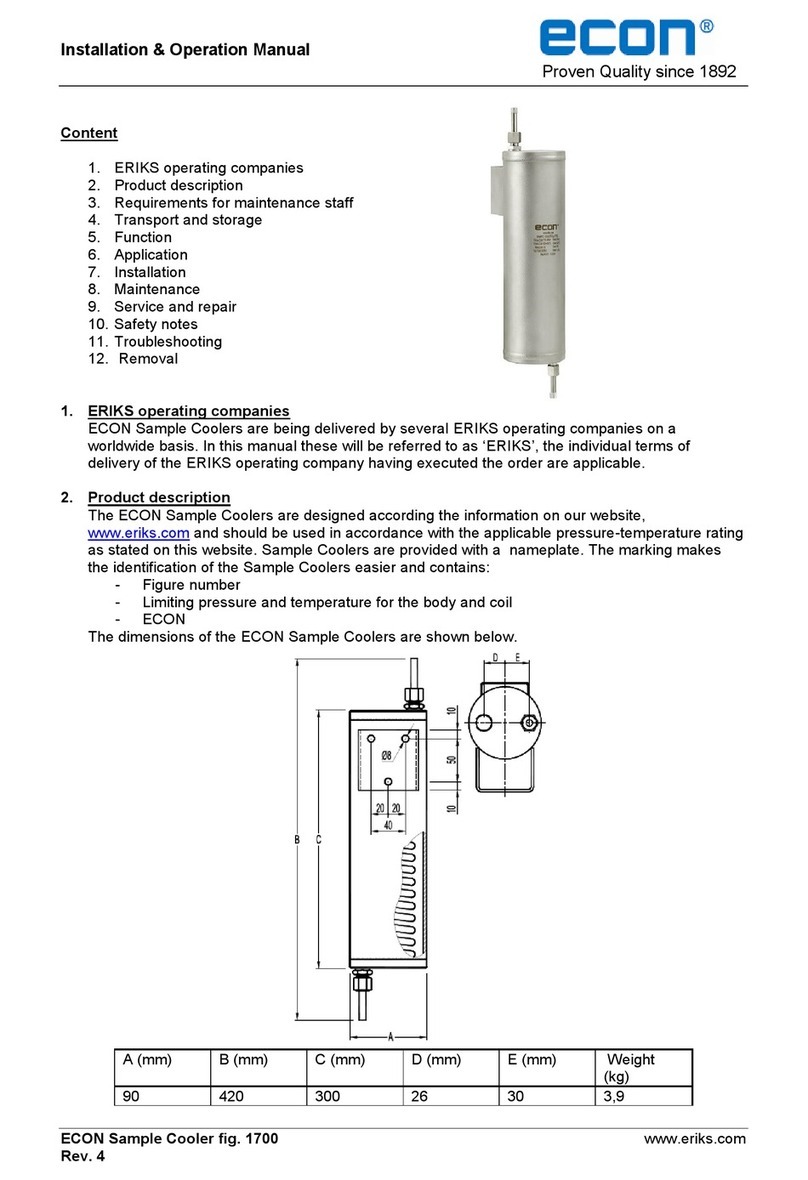 ERIKS econ Manuel utilisateur