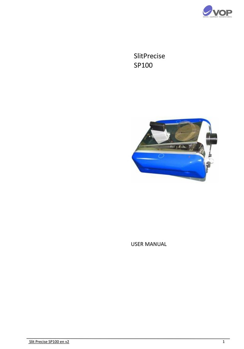 VOP SlitPrecise SP100 Manuel utilisateur