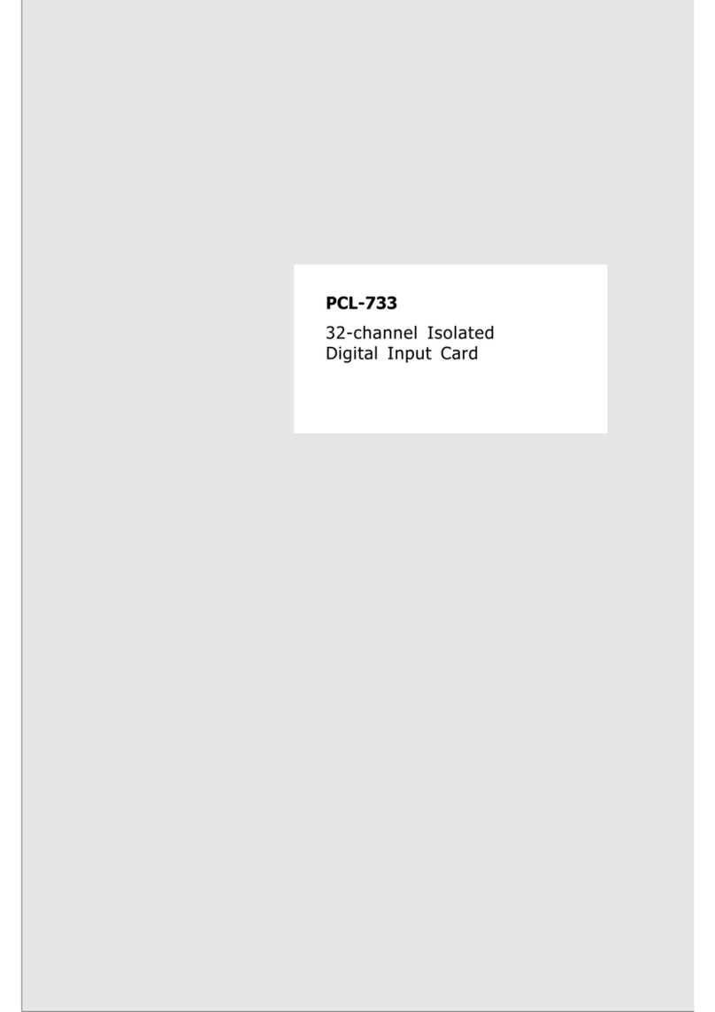 Advantech PCL-733 Manuel utilisateur