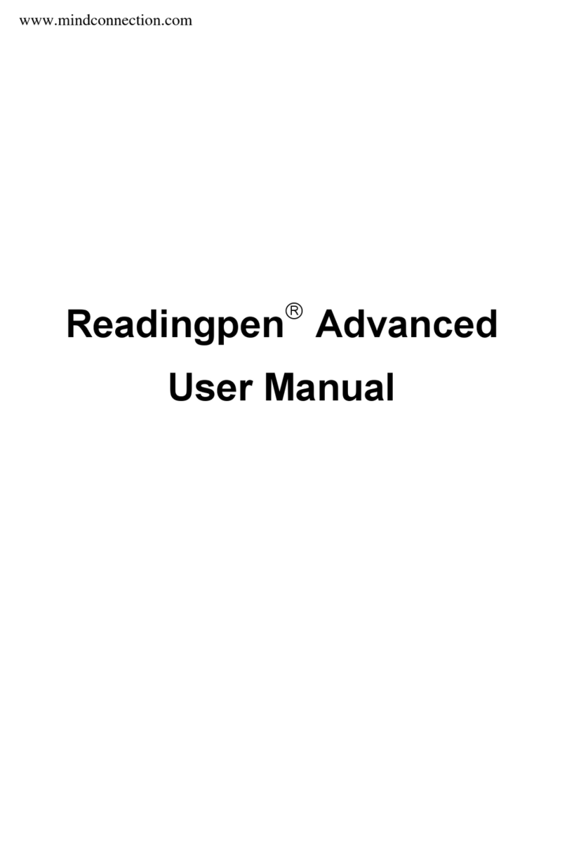 WizCom Technologies Readingpen Advanced Manuel utilisateur