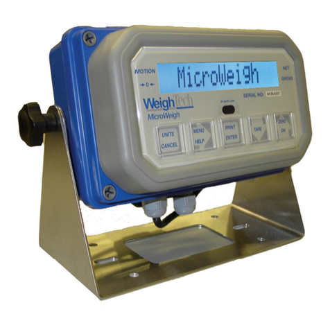WeighTech MicroWeigh Manuel utilisateur