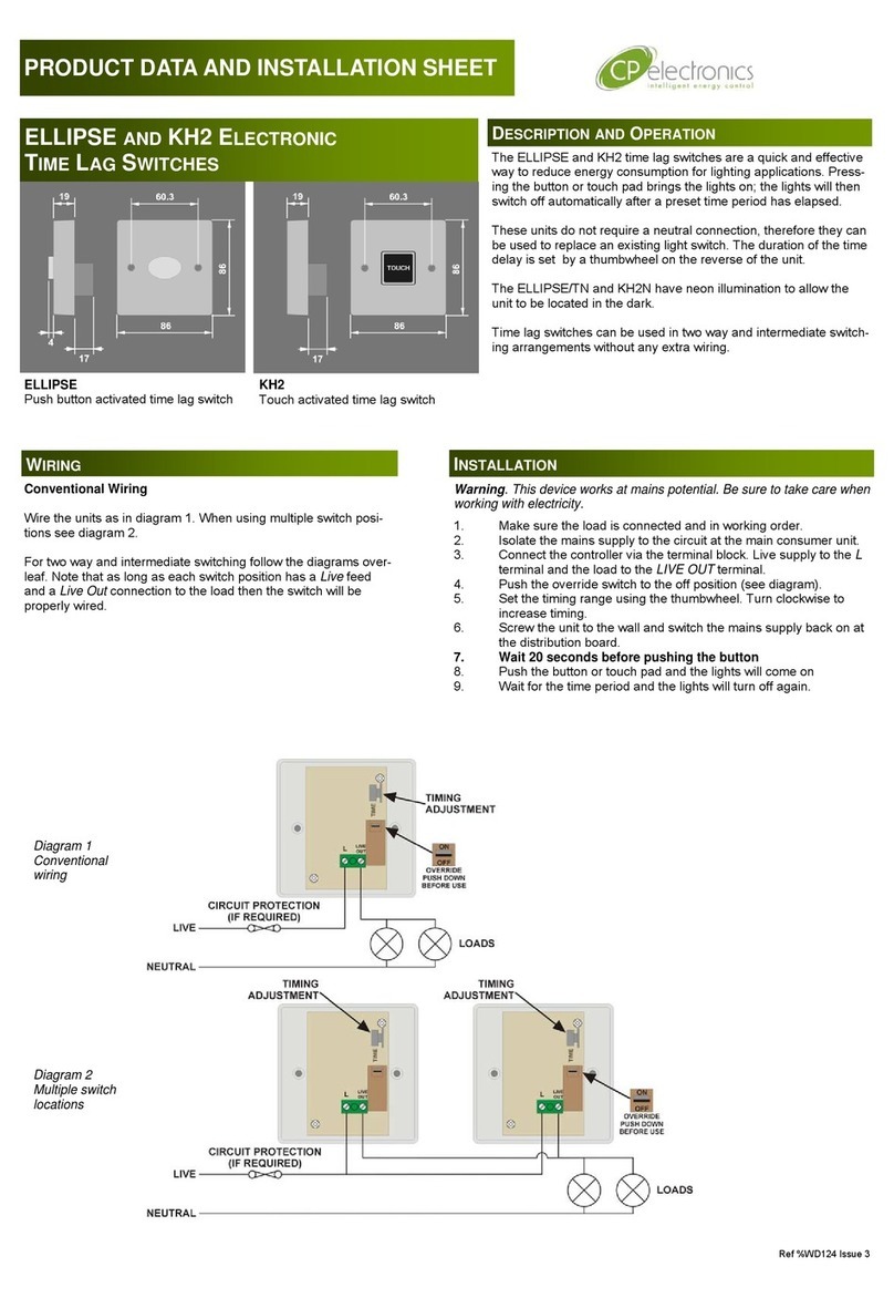 C.P. Electronics Ellipse Manuel d'instructions