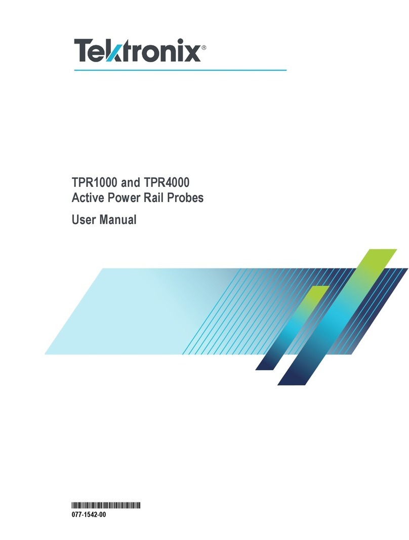 Tektronix TPR1000 Manuel utilisateur