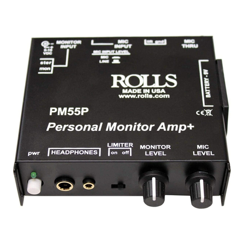 Rolls PM55P Manuel utilisateur