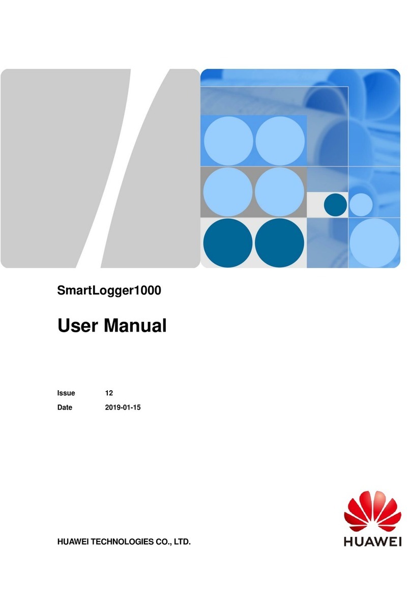 Huawei SmartLogger1000 Manuel utilisateur
