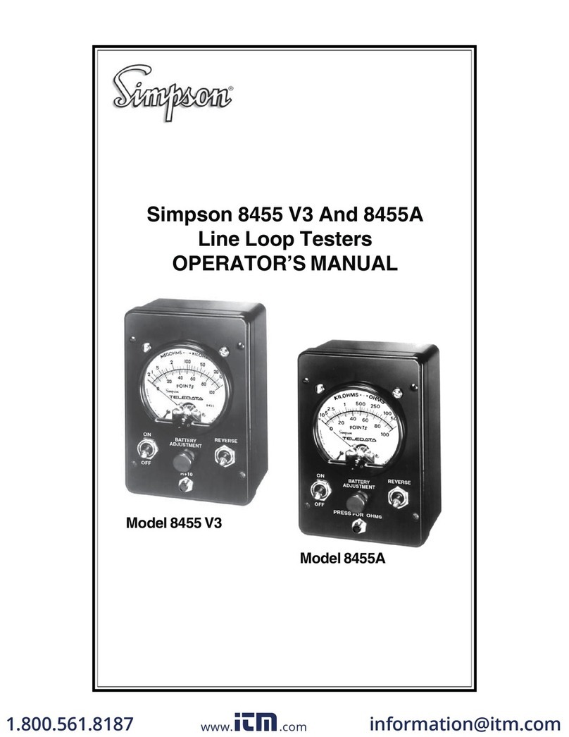 Simpson 8455A Manuel utilisateur