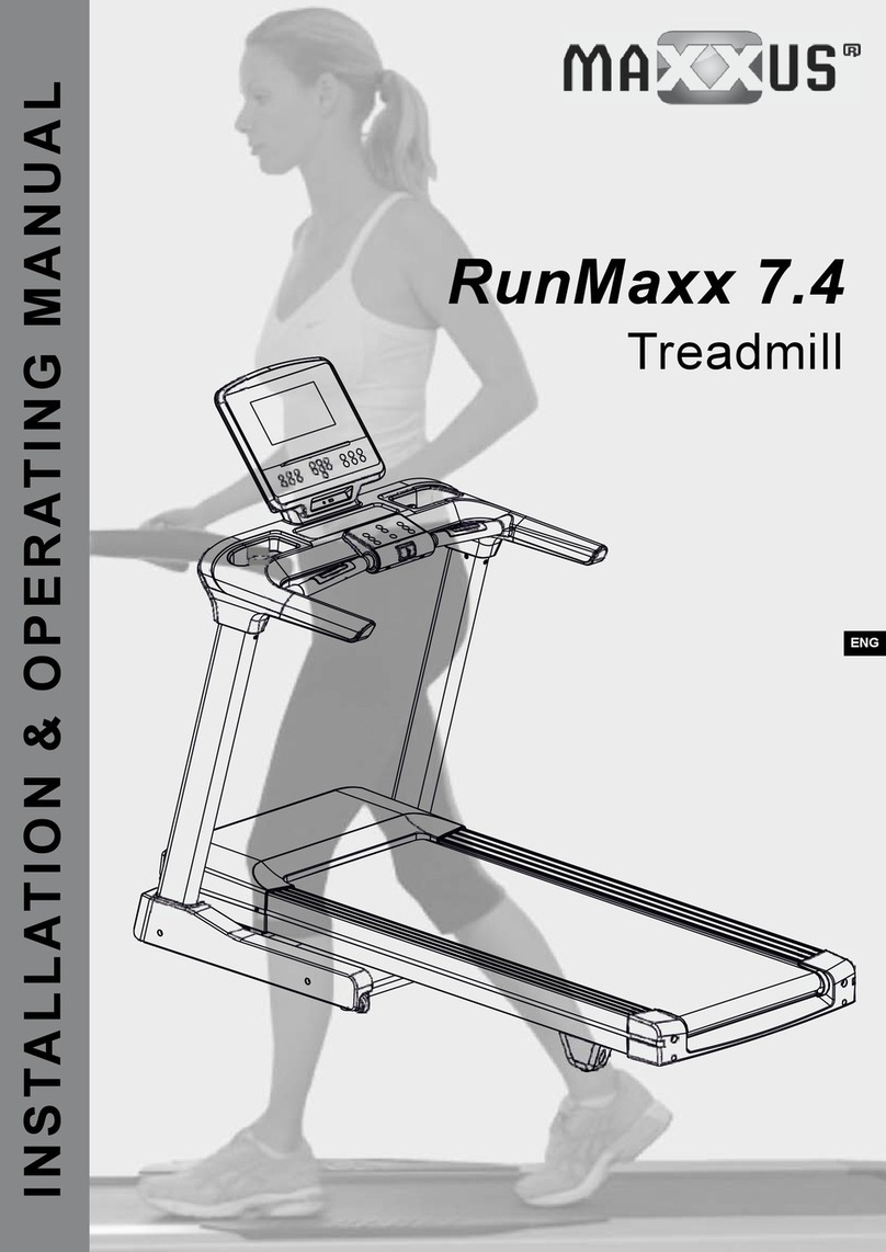 Maxxus RunMaxx 7.4 Manuel utilisateur