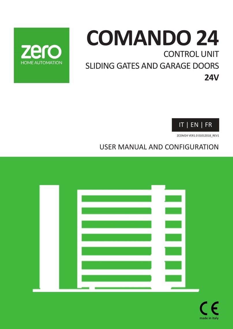 Zero COMANDO 24 Guide rapide