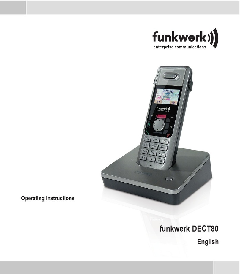 Funkwerk DECT80 Manuel utilisateur