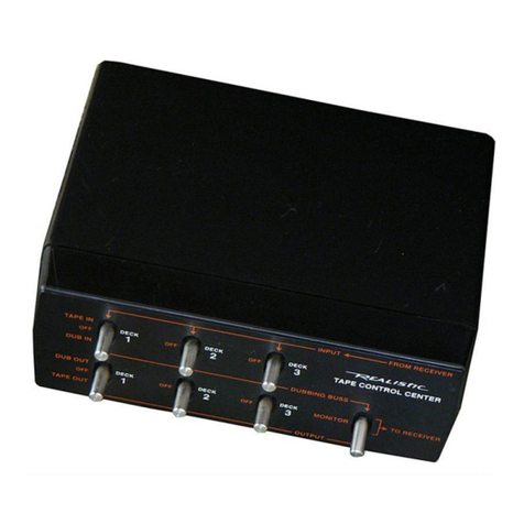 Realistic 42-2105 Manuel utilisateur Realistic 42-2105 Manuel utilisateur