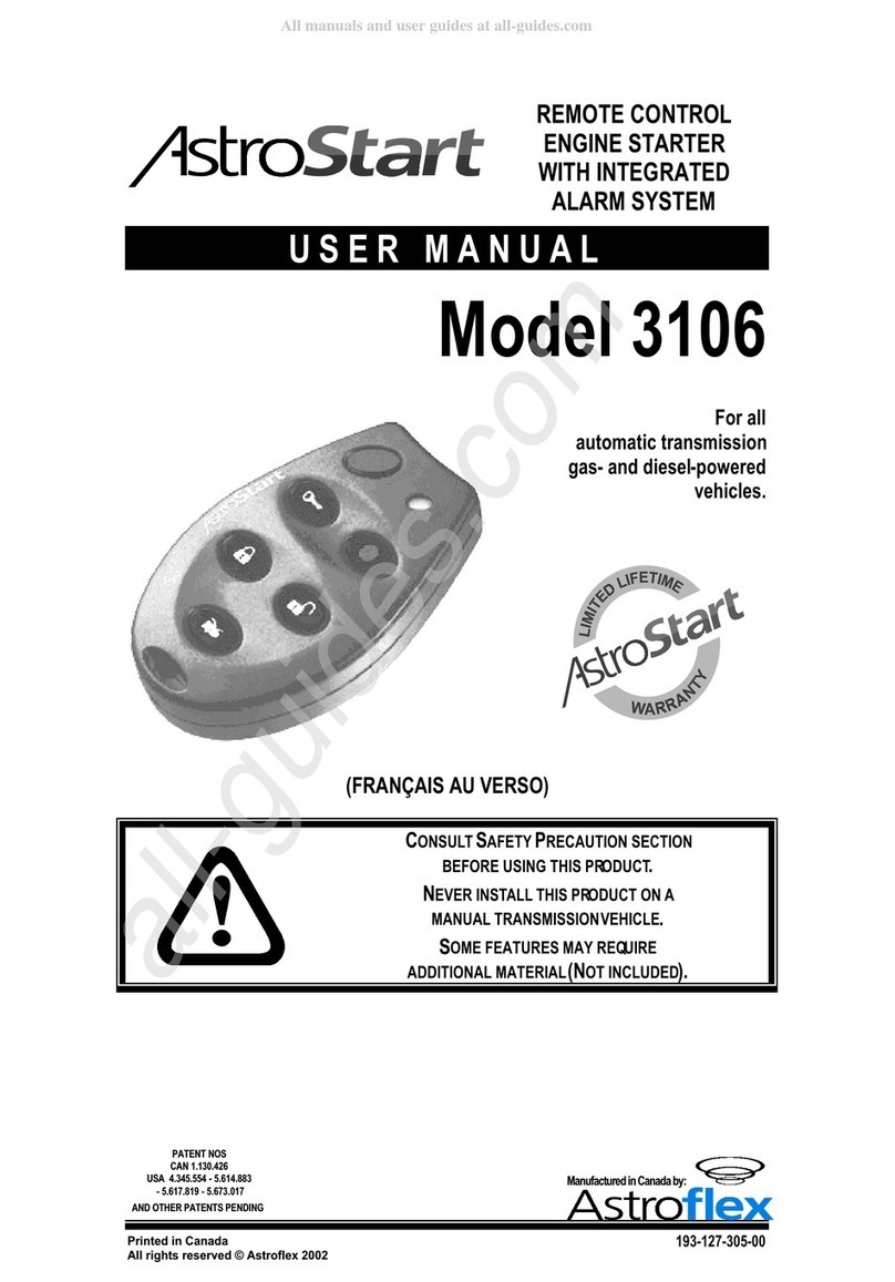 AstroStart 3106 Manuel utilisateur