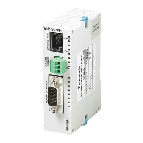 Panasonic FP Web-Server2 Manuel utilisateur