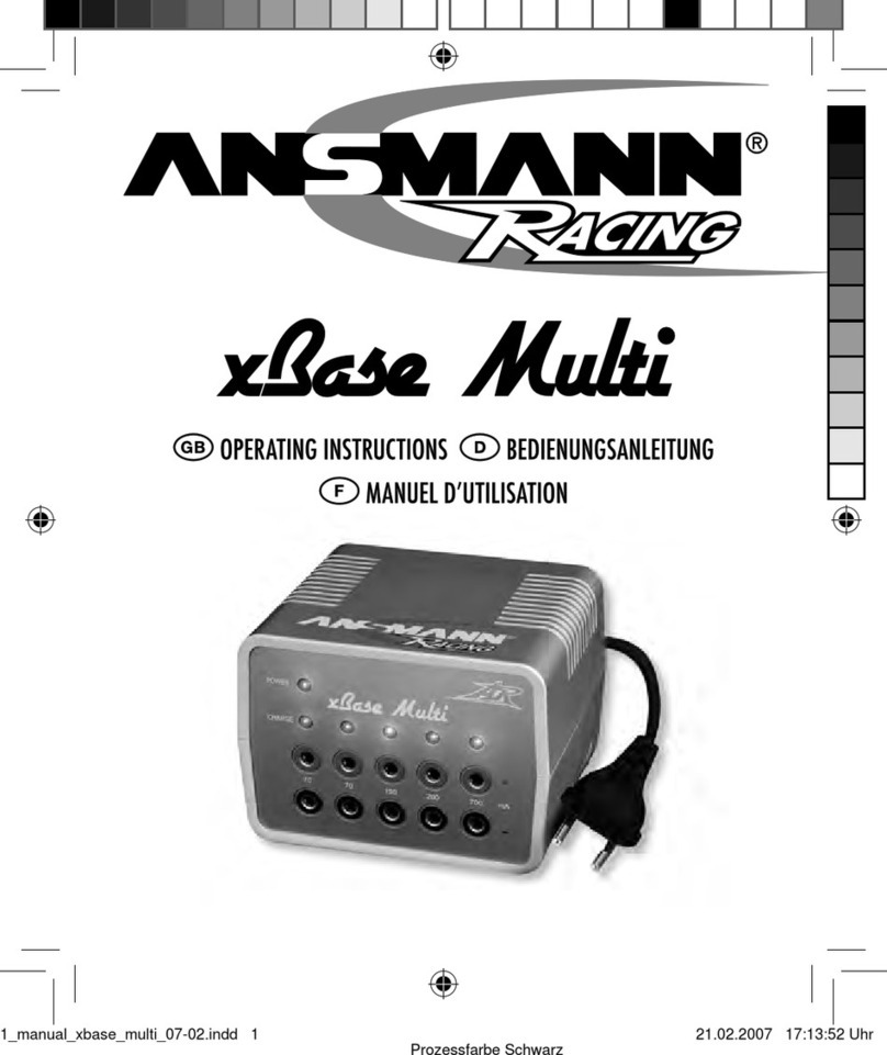 Ansmann Racing xBase Multi Manuel utilisateur