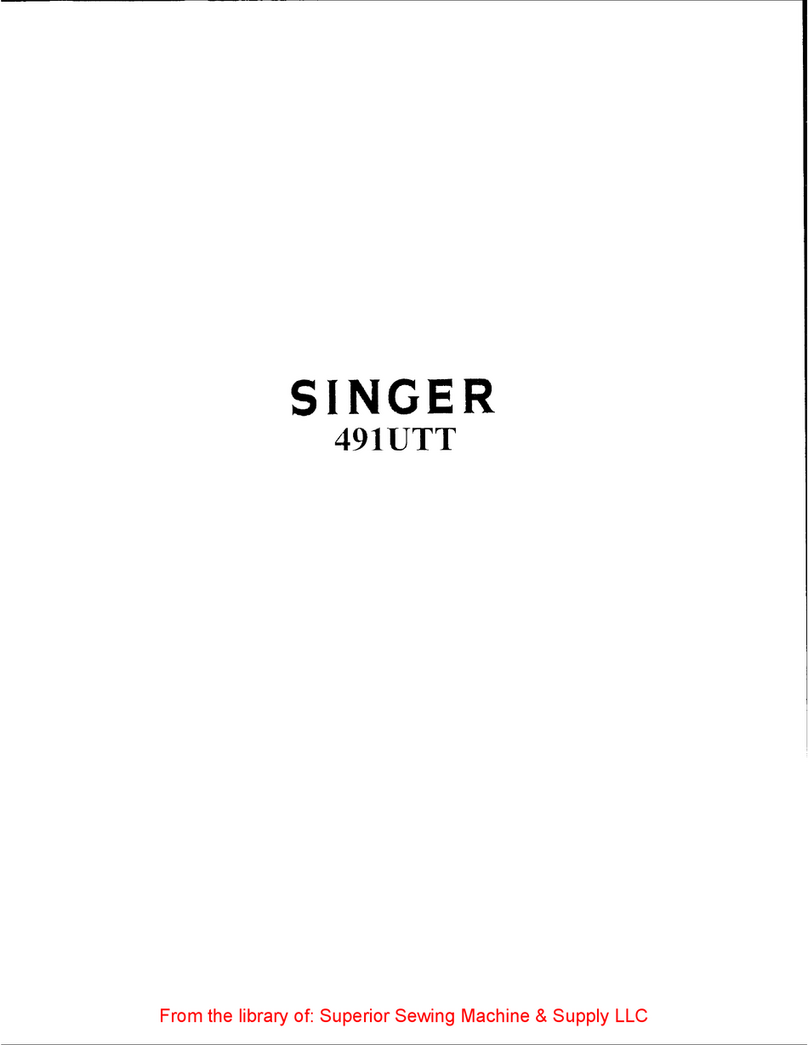 Singer 491UTT Manuel utilisateur
