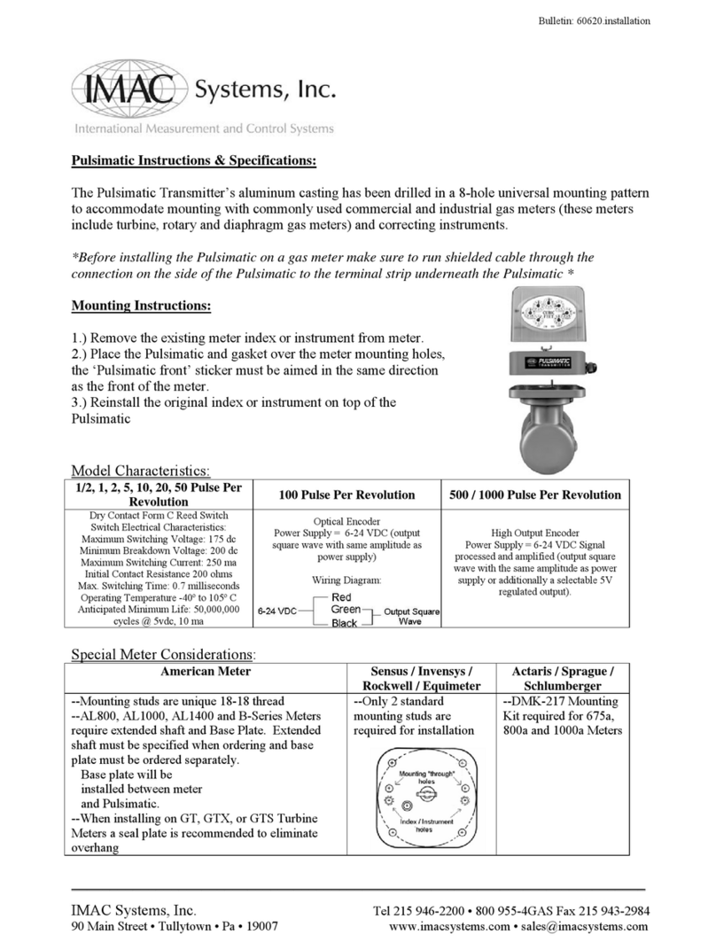 Imac Pulsimatic Manuel utilisateur