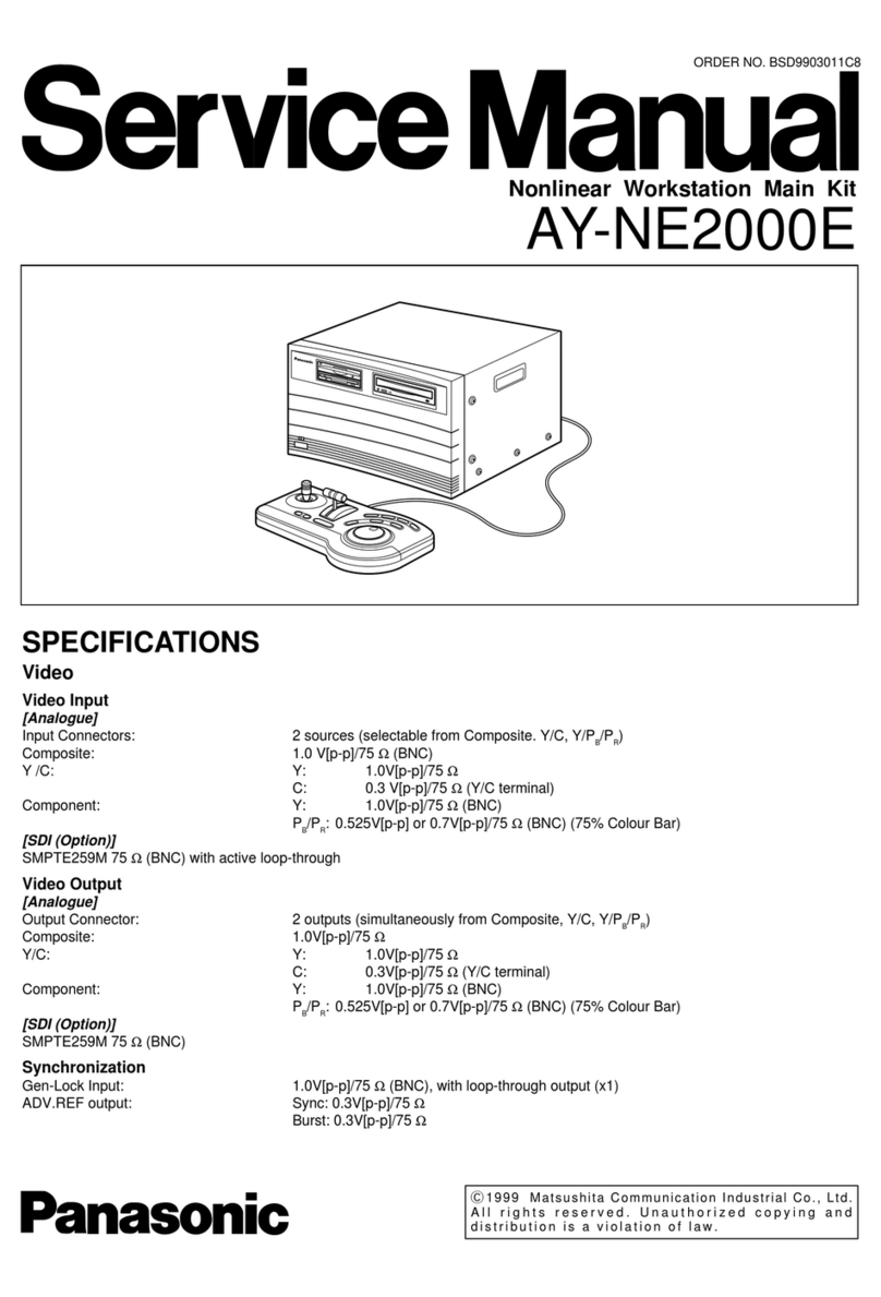 Panasonic AY-NE2000E Manuel utilisateur