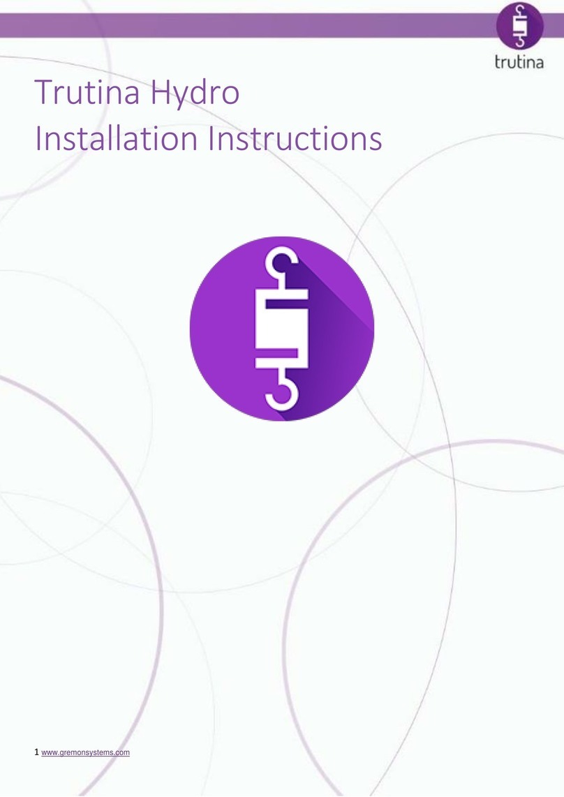 Gremon Trutina Hydro Manuel utilisateur