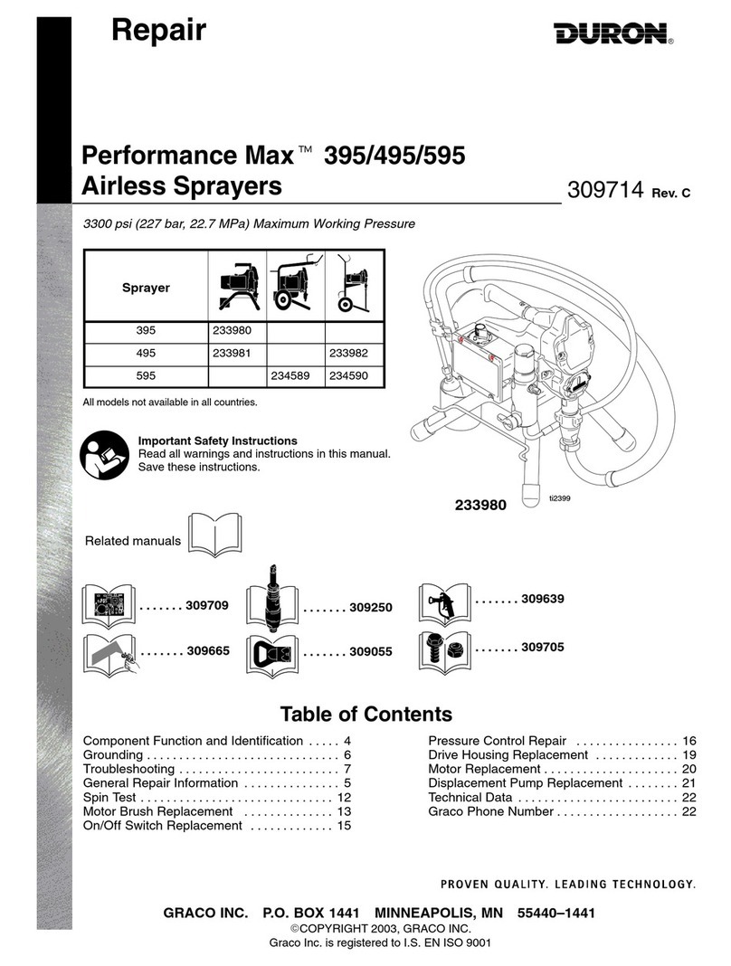 Graco DURON Performance Max 395 Mode d'emploi