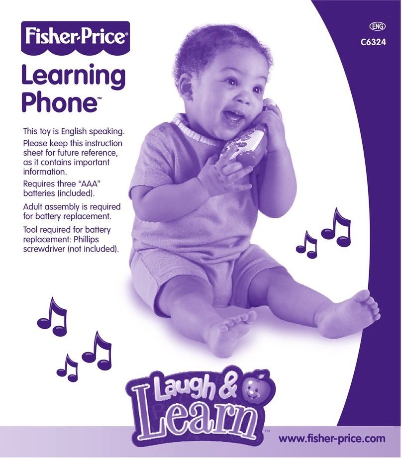Fisher-Price Learning Phone Manuel utilisateur