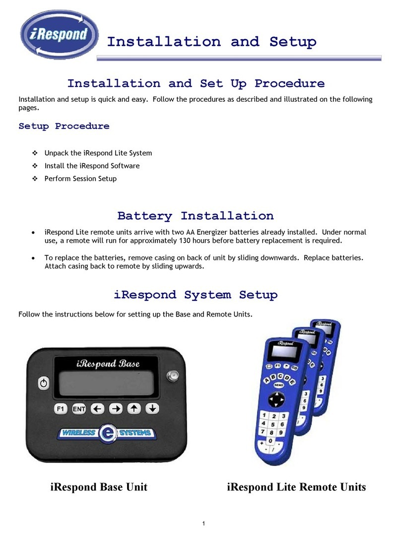 iRespond Lite Manuel