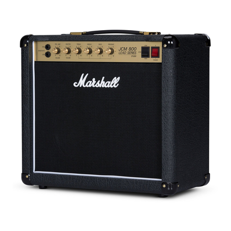 Marshall Amplification STUDIO CLASSIC SC20H Manuel utilisateur Marshall Amplification STUDIO CLASSIC SC20H Manuel utilisateur