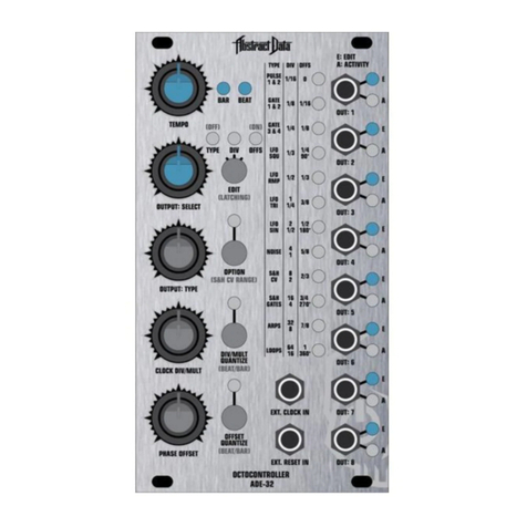 Abstract Data ADE-32 OCTOCONTROLLER Manuel utilisateur