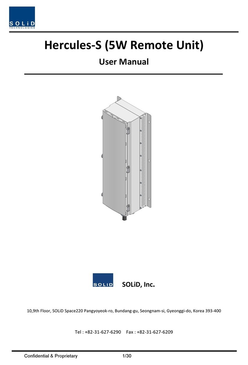 Solid Technologies Hercules-S Manuel utilisateur