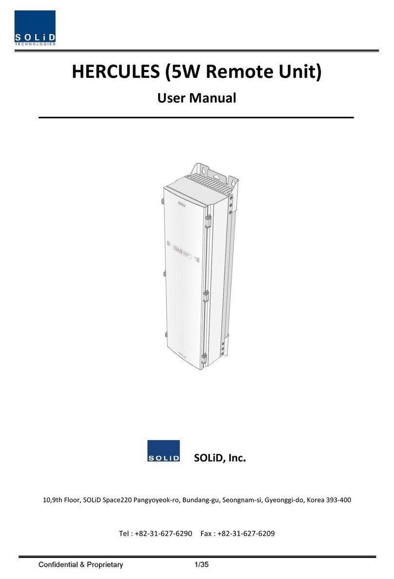 Solid Technologies HERCULES Manuel utilisateur
