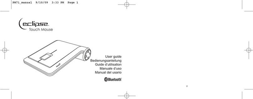 Eclipse PM71 Manuel utilisateur Eclipse PM71 Manuel utilisateur