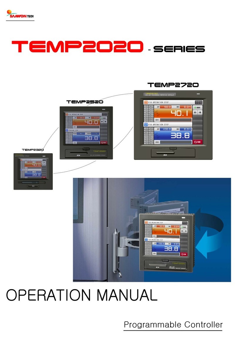 Samwontech TEMP2020 series Manuel utilisateur