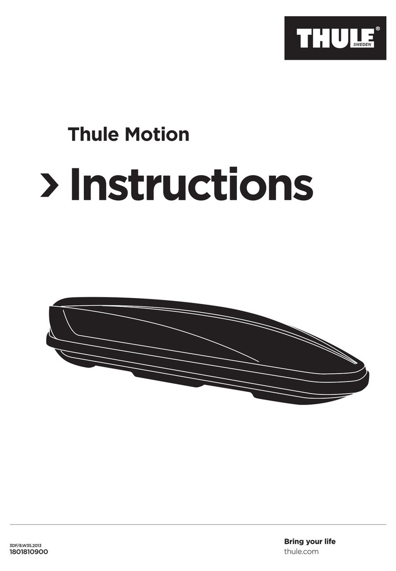 Thule Motion Manuel utilisateur