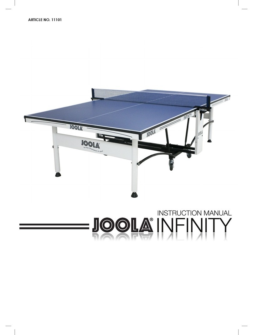 JOOLA Infinity Manuel utilisateur JOOLA Infinity Manuel utilisateur