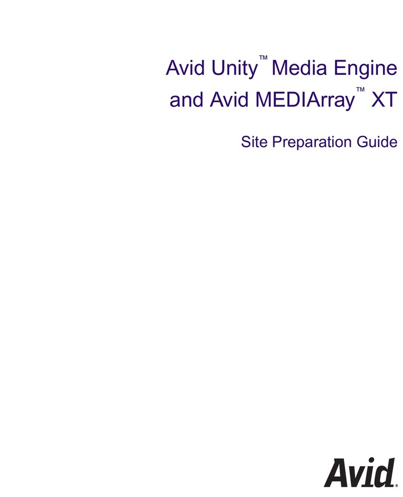 Avid Technology Unity Media Engine Mode d'emploi