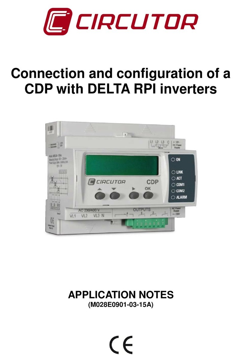 Circutor CDP series Supplément