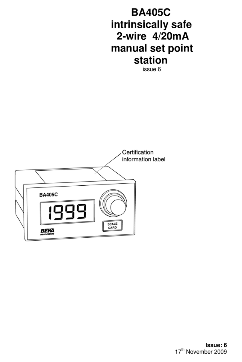 BEKA BA405C Manuel utilisateur