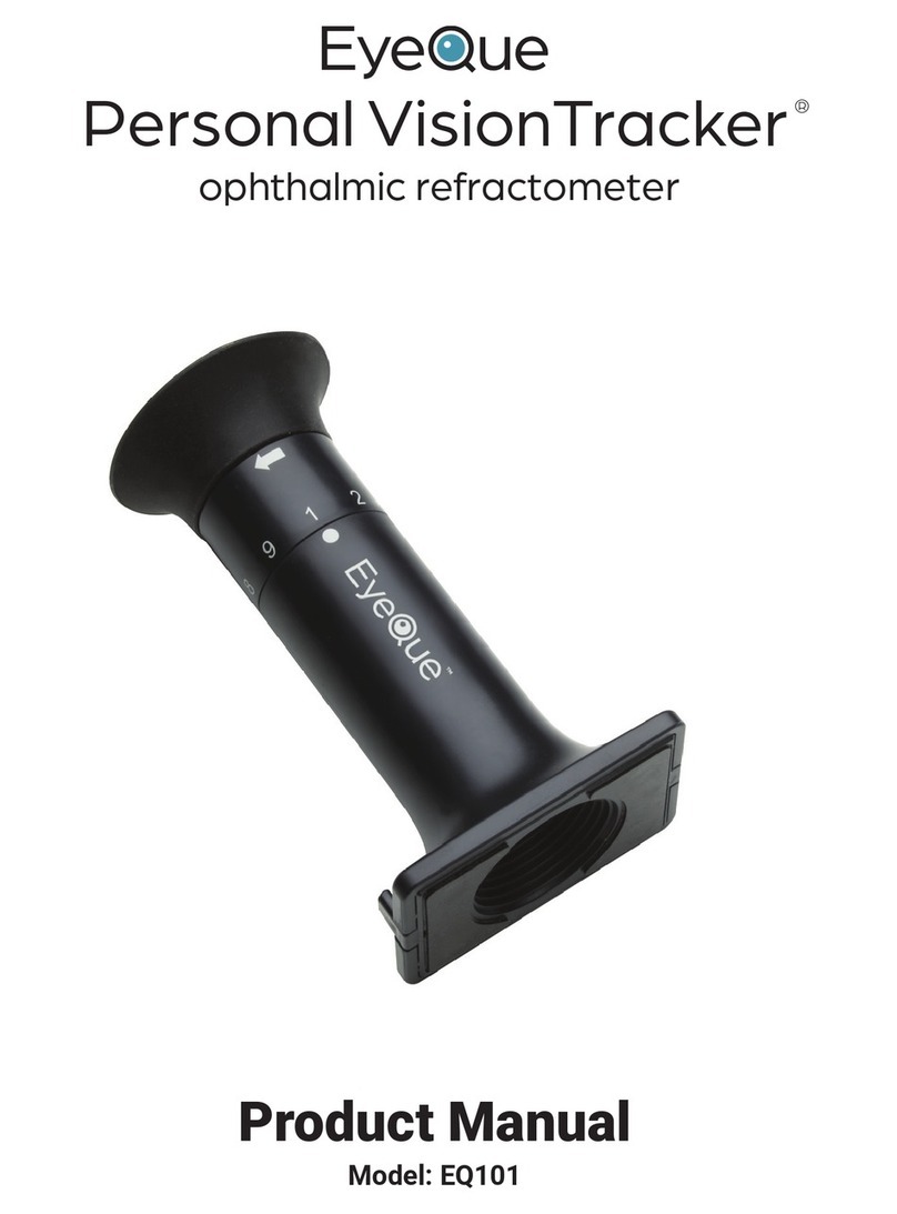 EyeQue Personal Vision Tracker  EQ101 Manuel utilisateur