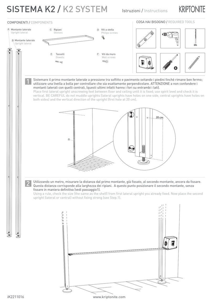 Kriptonite K2 Manuel utilisateur