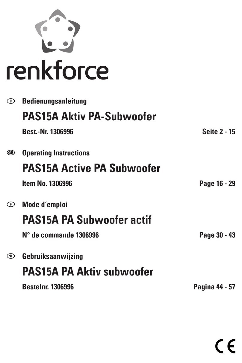 Renkforce PAS15A Manuel utilisateur